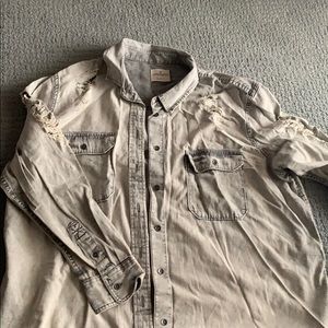 Distressed Jean Jacket